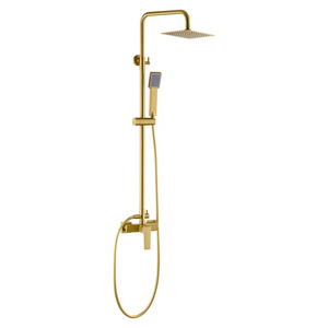 Brushed Gold Single Lever Shower Set Modern Design, main product view