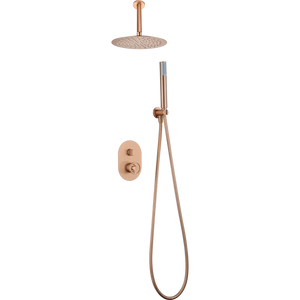 Vesuvius Built-in Single Handle Shower Set Brushed Rose Gold, main product view