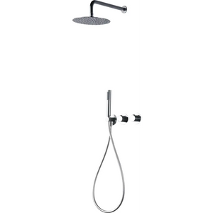 Chrome Thermostatic Built-in Shower Set Assen Series, main product view