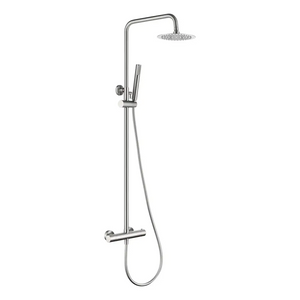 Brushed Nickel Thermostatic Shower Set Monza, main product view