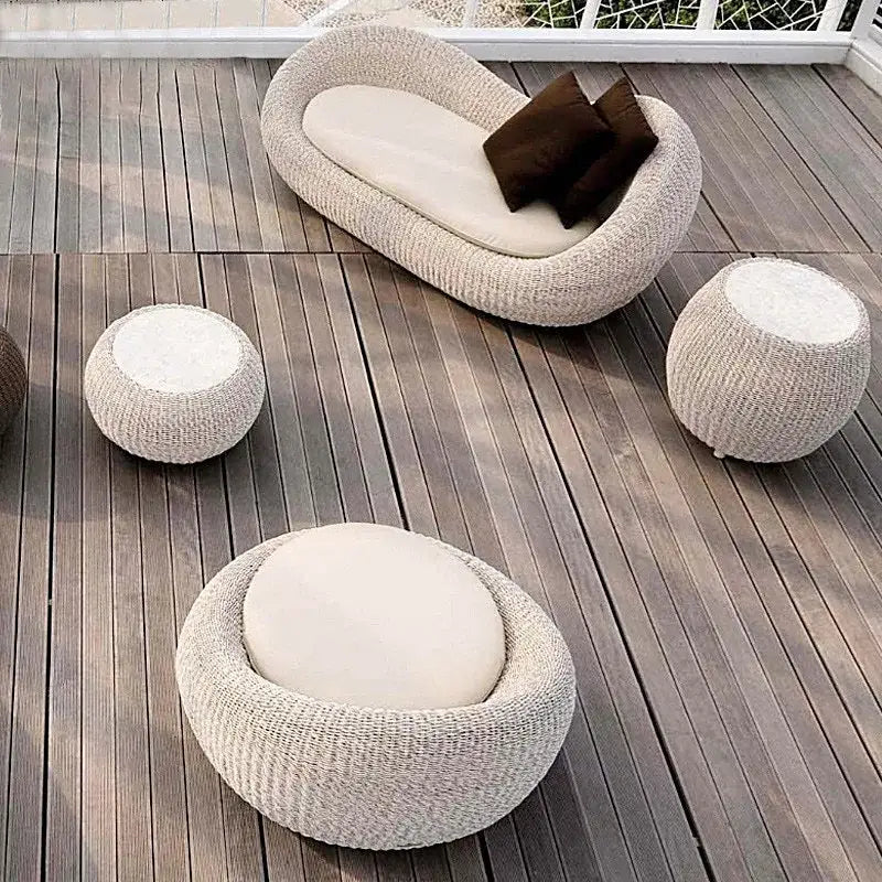 Modern Rattan Garden Sofa Set Outdoor Patio Furniture - view 6