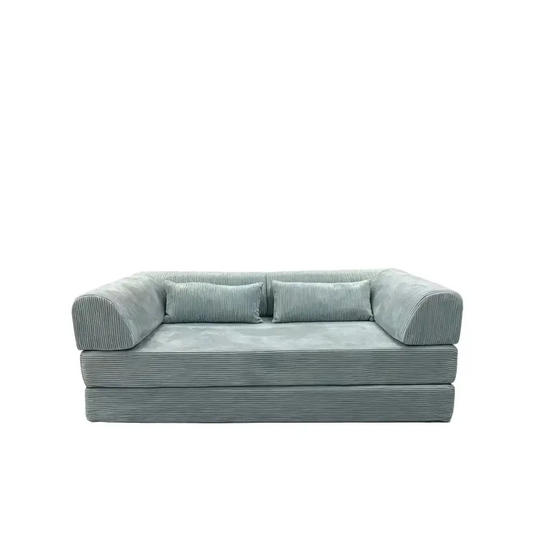 Corner 2 Seat Vacuum Compression Sofa - Gray - Compressed Sofa