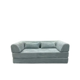 Corner 2 Seat Vacuum Compression Sofa - Gray - Compressed Sofa