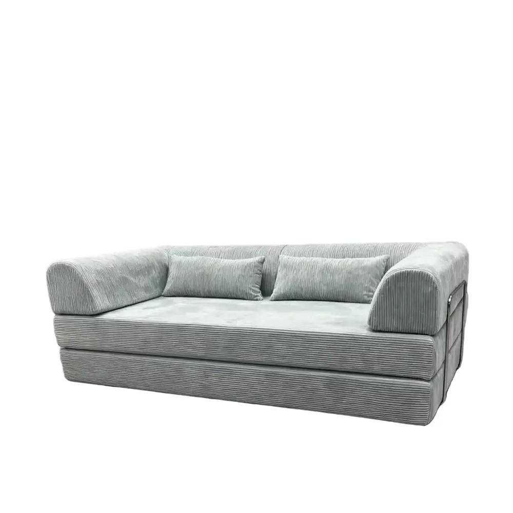 Corner 2 Seat Vacuum Compression Sofa - Gray - Compressed Sofa