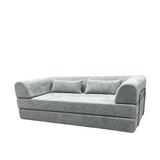 Corner 2 Seat Vacuum Compression Sofa - Gray - Compressed Sofa