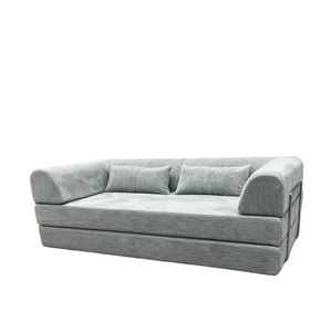 Corner Velvet Sofa Bed with Vacuum Compression Technology - view 4