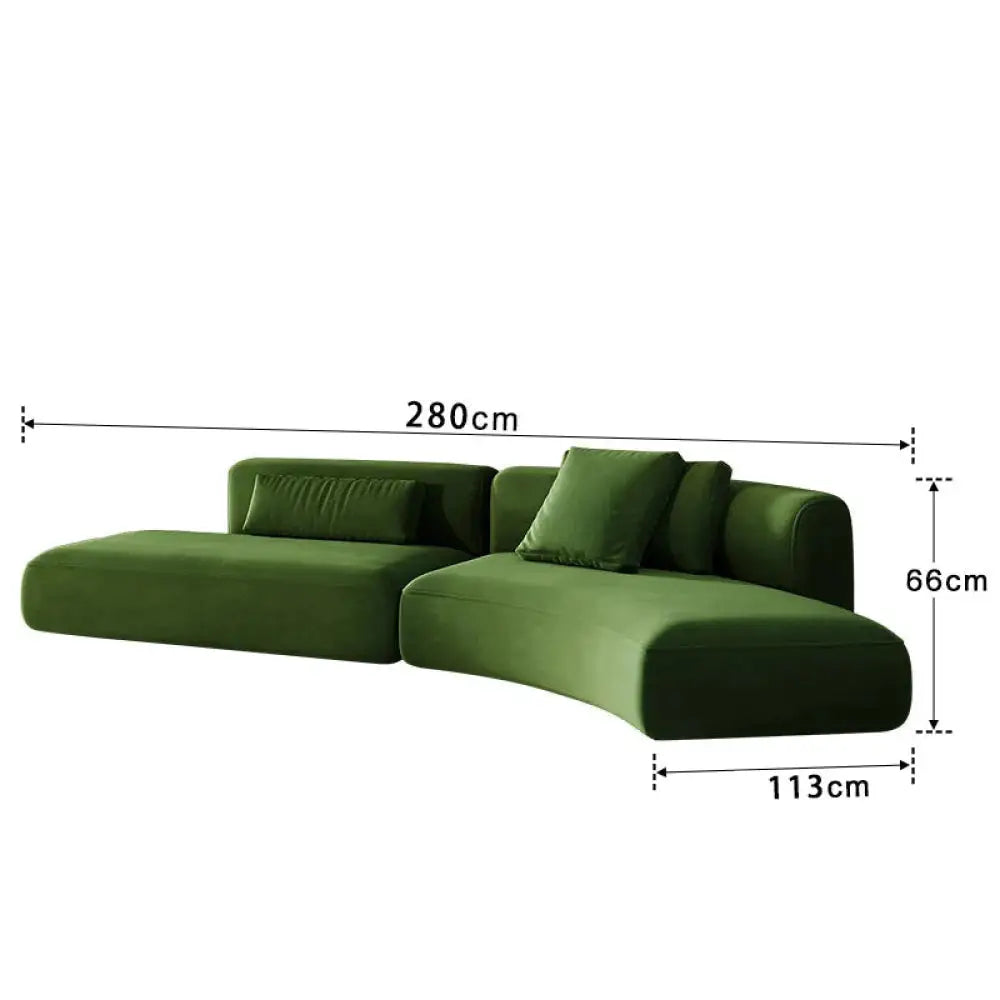 Creative Nordic Designer Sofa Unique Romantic Style High - B 280cm - Sofa