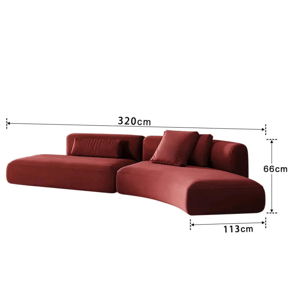 Creative Nordic Designer Sofa Unique Romantic Style High - C 320cm - Sofa