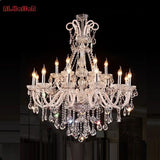 Crystal Modern Tear Ceiling Chandelier Lamp - 12 Arm Lights / Without Bulbs - Chandelier