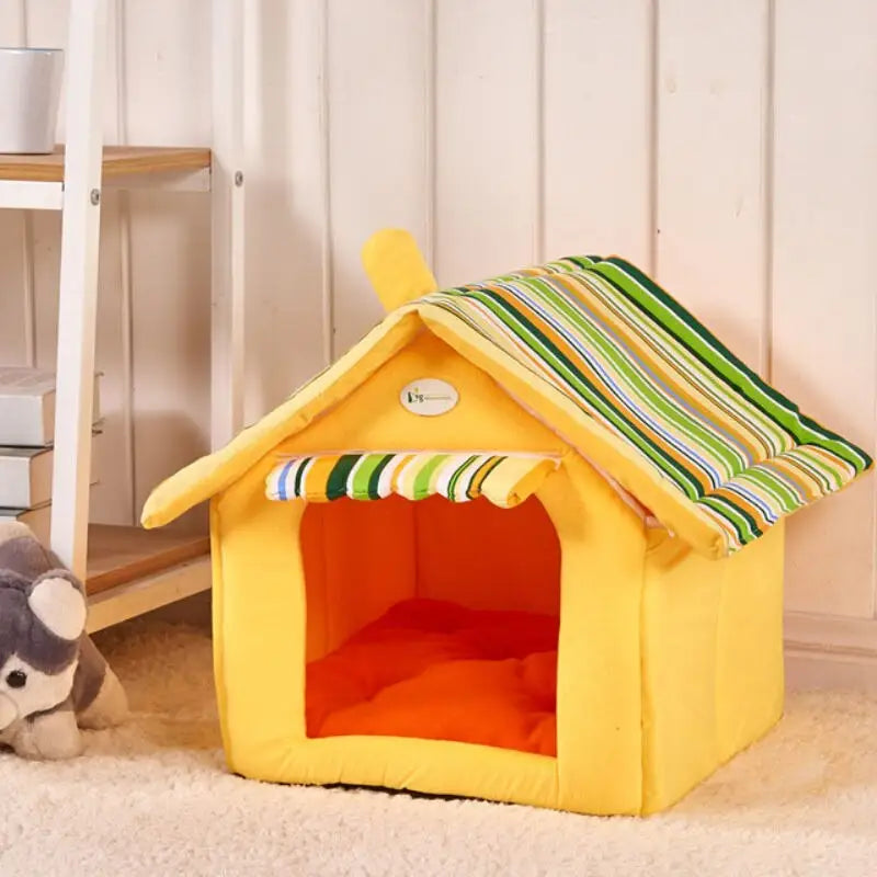 Cute And Soft House For Pets - Yellow / S: 35X30X30 - House pet