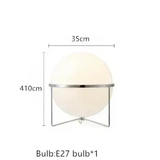 Double Triple Ball Floor Metal Light Lamp - Big One Ball / Warm light - Lamp