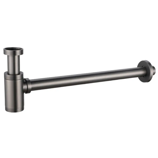 Sifón Redondo Negro Gun Metal - Bathroom Product