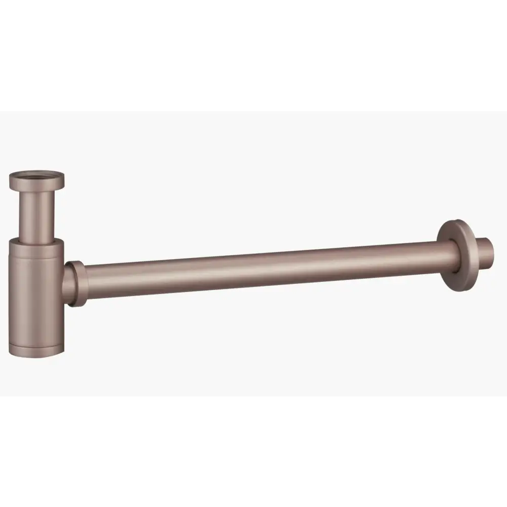 Sifón Redondo Oro Rosa Cepillado - Bathroom Product