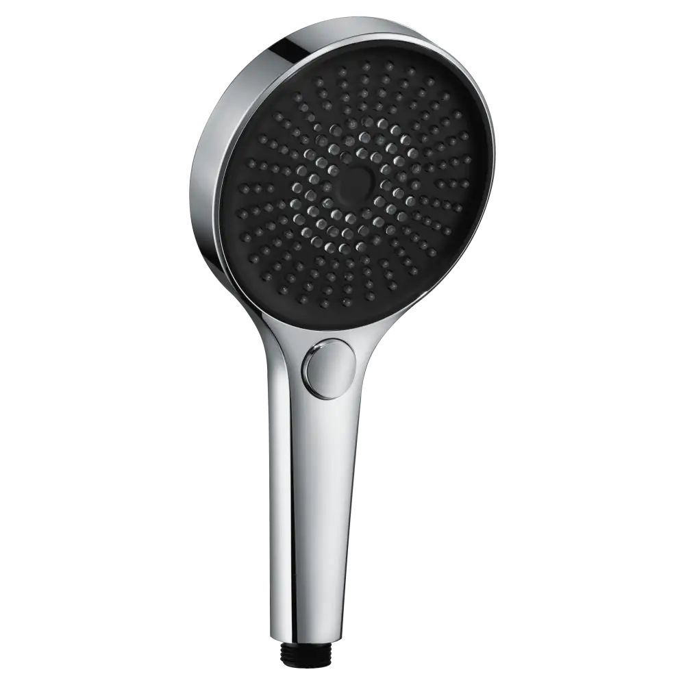 Chrome shower handle set in modern Arizona design style