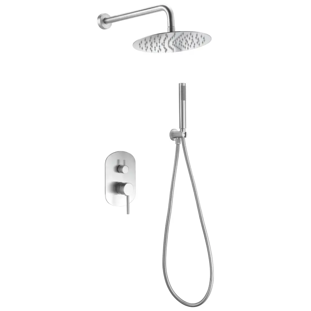 Steel S316 built-in single-lever shower set Moscow Series chrome finish