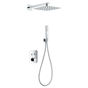 Chrome Thermostatic Built-In Shower Set Madeira, main product view