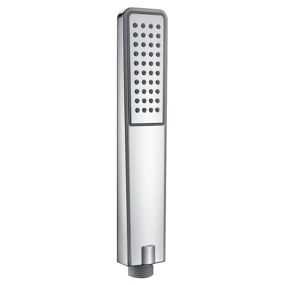 Chrome modern shower handle set for bathroom hardware installation