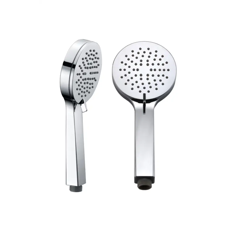 Miami chrome shower handle set with modern design polished finish