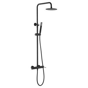 Matte Black Single Handle Shower Set Modern Design, main product view