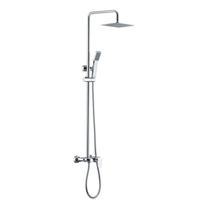Chrome Single Lever Shower Set Liverpool Modern Design, main product view