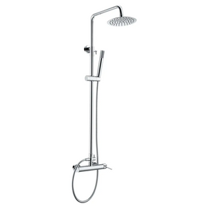 Chrome Single Lever Shower Set Modern Design, main product view