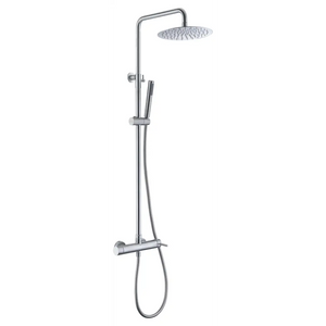 Moscow Single Lever Shower Set Stainless Steel, main product view