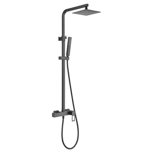 Matte Black Single Handle Shower Set Modern Design, main product view