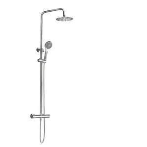 Creta Thermostatic Shower Set Chrome Finish, main product view