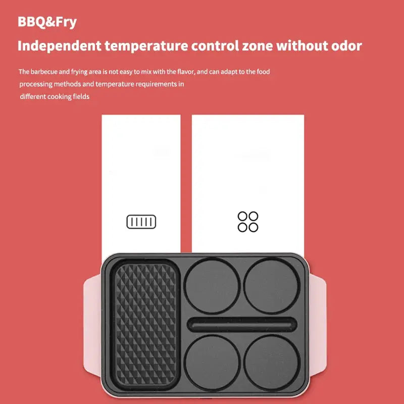 Non-Stick Electric Portable Pan Fast Heating - Pan Fast Heating