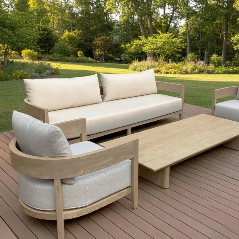 Elegant Aluminum Garden Sofa Set for Outdoor Living Spaces