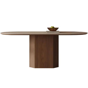 Walnut Dining Table and Chair Set - view 2