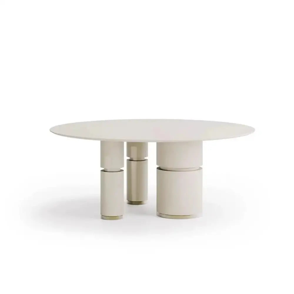 Natural Marble Dining Table with Rock Slab Chairs - view 5