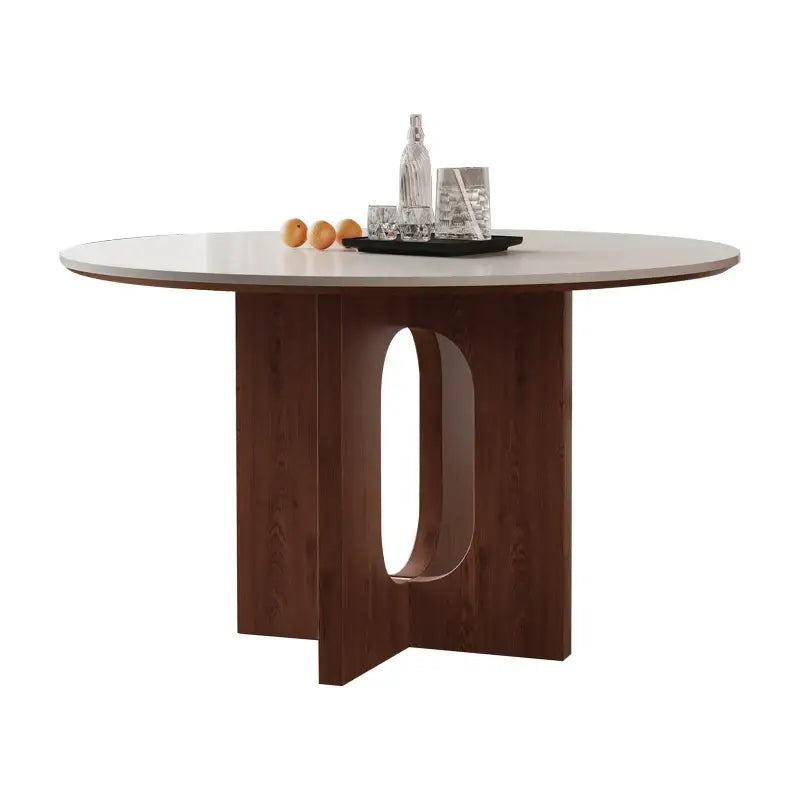 Elegant Kitchen and Dining Room Table - 90x90x75cm - Brown - Dining Table