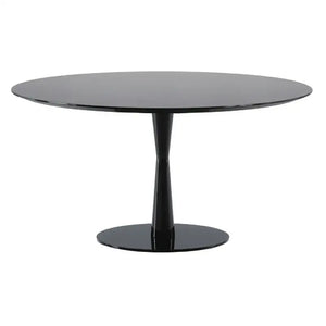 Round Marble Dining Table 90-140cm Wood Base - view 2