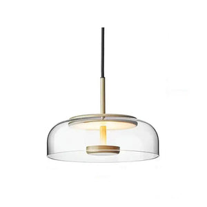 Glass Stone Transparent LED Lamp Modern Desk Floor Pendant - view 6