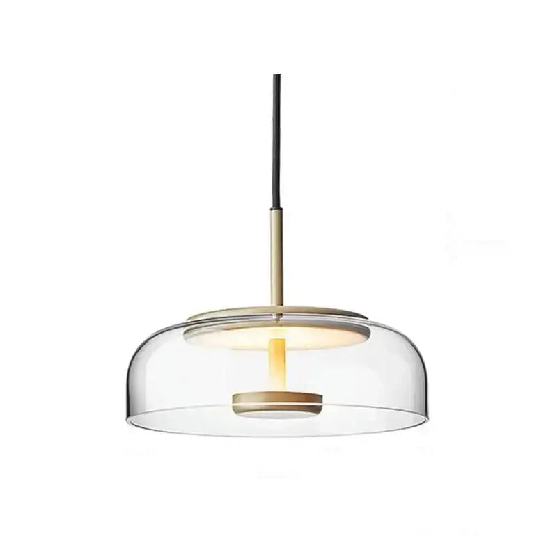 Glass Stone Transparent LED Lamp Modern Desk Floor Pendant - view 6