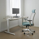Ergonomic Chair with Lumbar Support - Cyan Blue - Ergonomic Chair