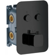 Grifo Empotrado Termostático 2 Vías Negro Mate - Faucet