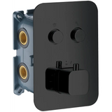 Grifo Empotrado Termostático 2 Vías Negro Mate - Faucet