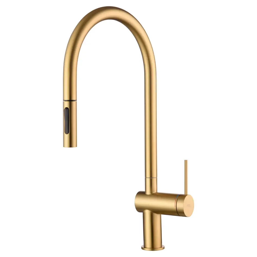 Faucet Kitchen Berna Brushed Gold | IMEX - Faucet