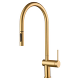 Faucet Kitchen Berna Brushed Gold | IMEX - Faucet