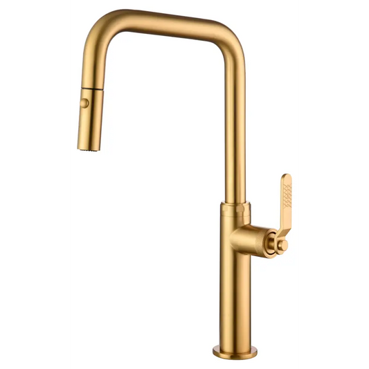 Faucet Kitchen Niza Brushed Gold | IMEX - Faucet