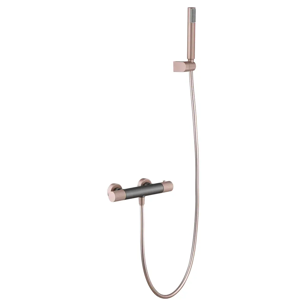 Faucet Shower Thermostatic Line Gris Champagne | IMEX - Shower Set