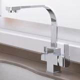 Filter Kitchen Single Hole Hot and Cold Faucet - Chrome - Faucets