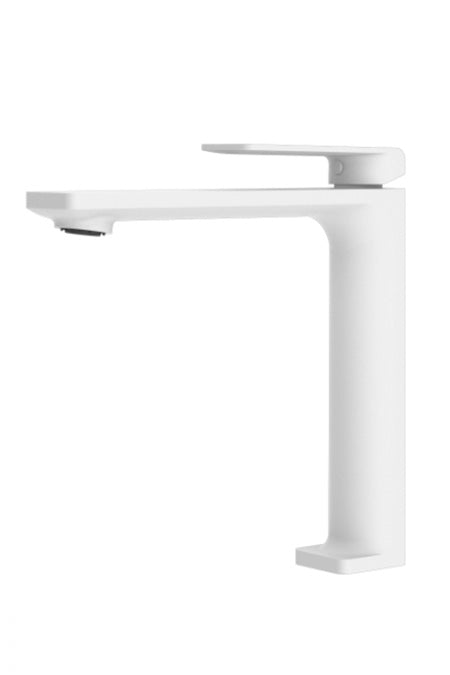 Matte White Extra-High Single-Lever Sink Faucet, view 2