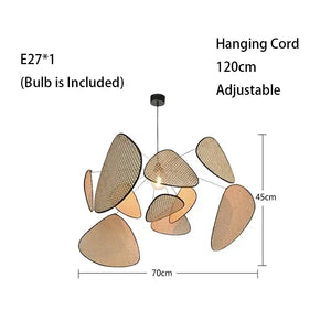 Flower Rattan LED Floor Lamp 180cm Black Frame - view 8