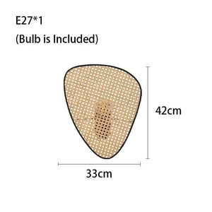 Flower Rattan LED Floor Lamp 180cm Black Frame - view 10