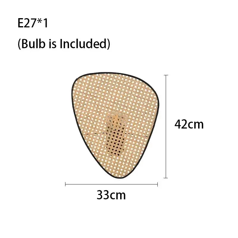 Flower Rattan LED Floor Lamp 180cm Black Frame - view 10