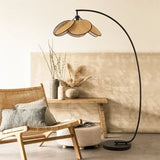 Flower Rattan LED Floor Stand Light Lamp - Lamp