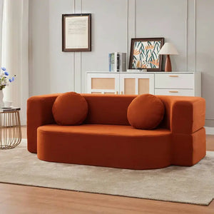 Foldable Bed Modular Retro Arm Compressed Sofa